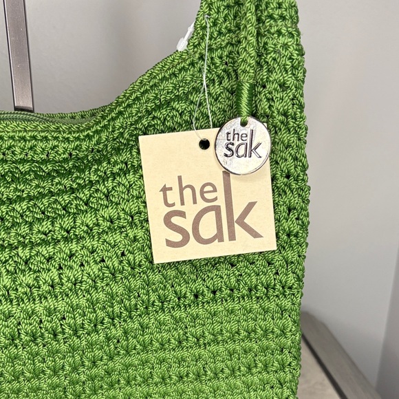 The Sak Olive Crochet Hobo Shoulder Bag NWT - Picture 10 of 11